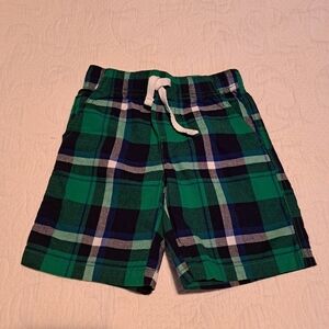 Gymboree boys size 3T Outlet plaid shorts, 4 pockets, New